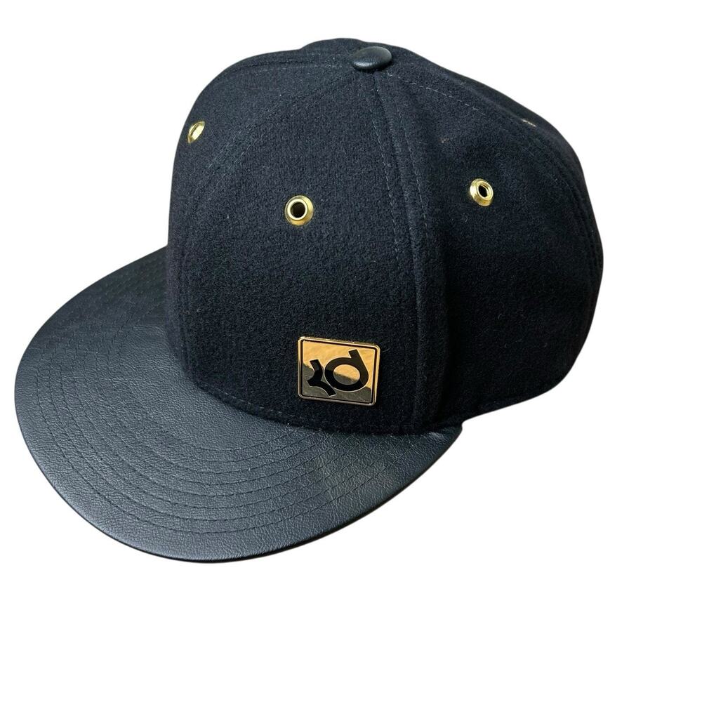 Nike Kevin Durant KD Black Gold Strapback Hat 805059-010